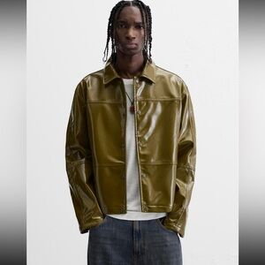 Zara vinyl jacket